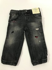 Genuine Kids from OSHKOSH Black Distressed Jeans Size: 12 Month