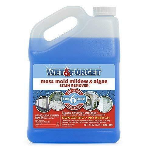 Wet and 10587 1 Gallon Moss, Mold Mildew Stain 1 Gallon, N/A eBay