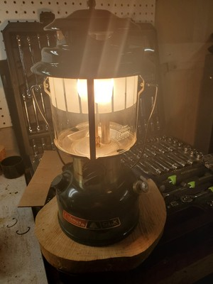 #ad #ad Original 1984 Coleman CLX Adjustable Lantern 290 700 Double Mantle Pyrex Works $26.50