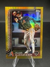2025 Topps Series 2 Blaze Alexander Gold Foil /50 Diamondbacks