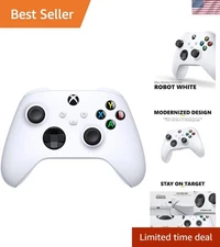 Customizable Wireless Controller in Robot White – Ideal for Gamers Everywhere