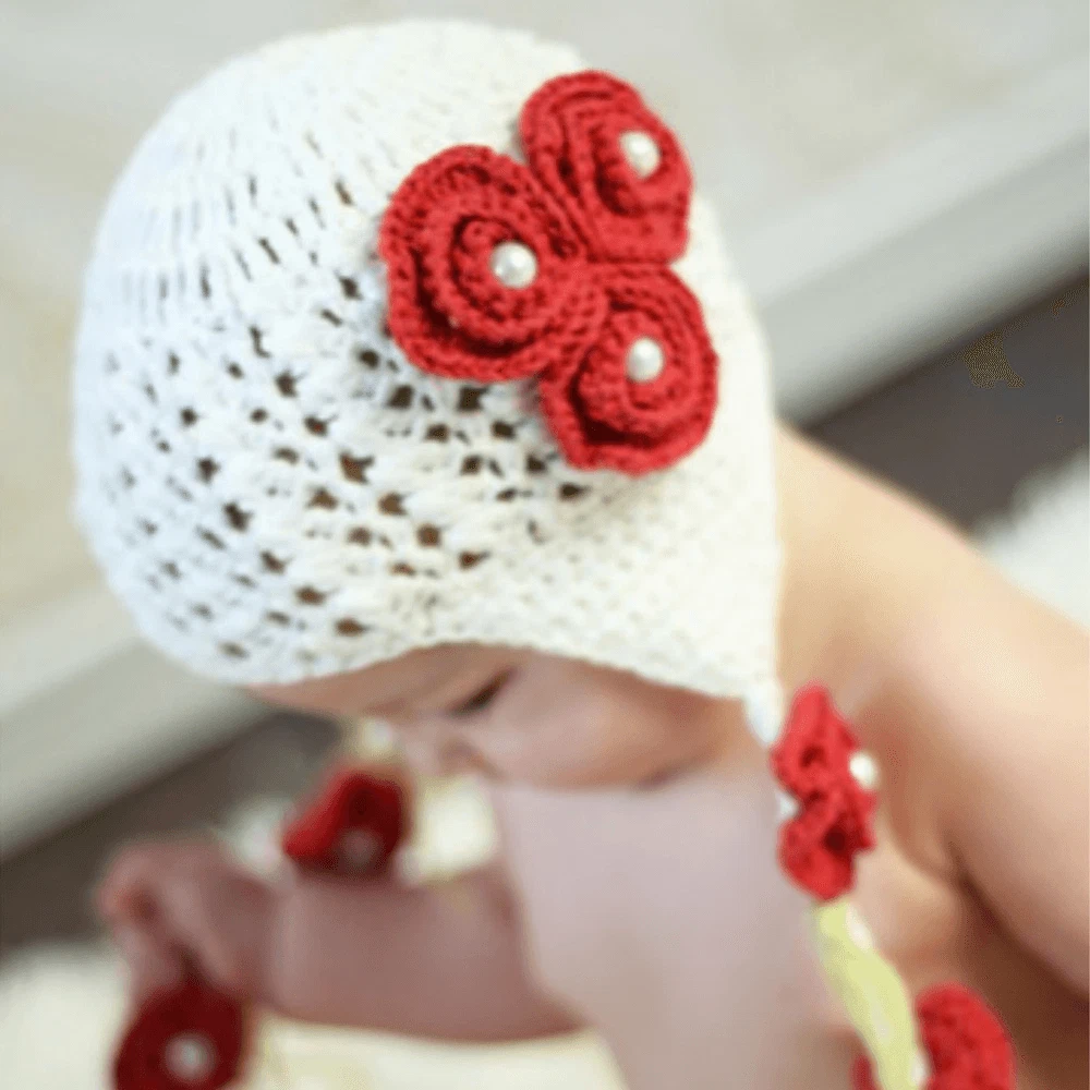 Bebe Chapeau Girls White Hat with Roses Side Braids 100% Cotton 12-24 months NEW
Opens in a new wind