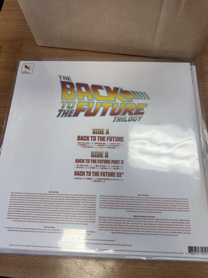 Alan Silvestri The Back To The Future Trilogy "Doc" Brown vinyl lp RSD 2025 BF - Image 3 of 4