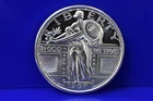 1987 Standing Liberty 1 oz 999 Fine Silver Round