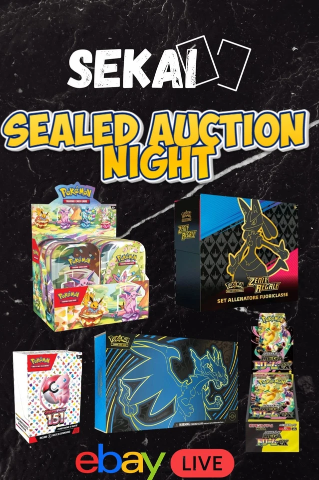 💎SEALED AUCTION NIGHT💎 | Booster Box & Exclusive Products