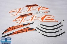 Full Graphics Decals Sticker Kit Orange Tank Compatible With KTM Duke 390 2017