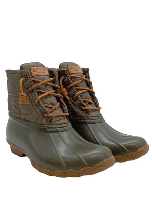 SPERRY TOP-SIDER Gummistiefel Damen Stiefel Gr. DE 39 khaki Casual-Look