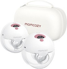 Momcozy M5 Wearable Breast Pumps 2 Pumps Cozy Red NEW SEALED IN BOX