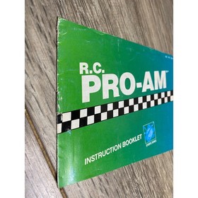 Nintendo NES R.C. Folleto de instrucciones Pro-Am manual serie deportiva NES-PM-USA