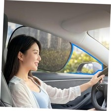 2 Pcs Side Window Sun Shade, Transparent Mesh Car Window Shades, Electrostatic