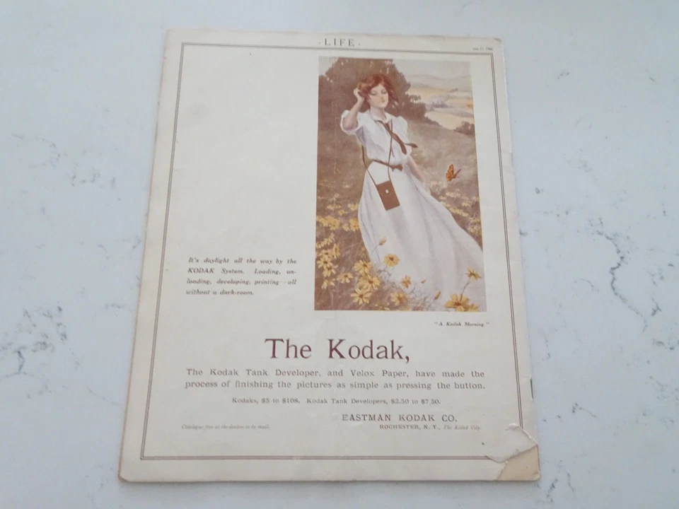 Life Magazine June 21, 1906 ~ Vol XLVII No. 1234 ~ Price Ten Cents - Image 4 of 4