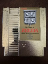 The Legend of Zelda Nintendo NES 1987 Gold Cartridge Authentic Cleaned Cart Only