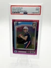 2024 Donruss - Rated Rookie Drake Maye #379 Optic Preview Pink Prizm PSA 9