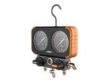 NAVAC N2A4B - Analog Manifold Gauge (Refrigerants R-454B, R-32, R-410A, R-22)