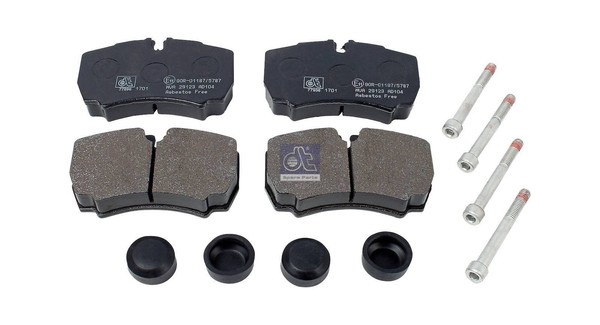 7.92614 Scheibenbremsbelagsatz Mit Schrauben Passend FüR Ford, Iveco 1501265-image