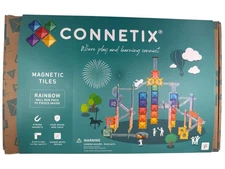 CONNETIX Rainbow Ball Run Pack, 92 Pieces