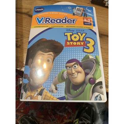 VTECH V.READER DISNEY PIXAR TOY STORY 3 INTERACTIVE READING / LEARNING GAME, GUC