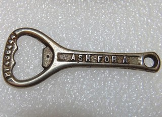 "Ask for a Wembley" Wilson's Manchester Brewery Cast Iron Bottle Opener