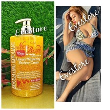 New Bright Luxury 7days Whitening Exfoliating Body Repair Shower Cream Gel