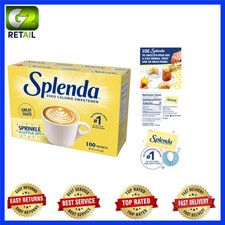 Zero Calorie Sweetener Packets - 100 Count, Made in America for Pure Sweetness