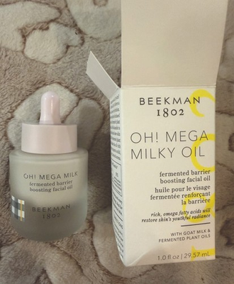 #ad Beekman 1802 Oh Mega Milky Oil Boosting Facial Oil 1.0 oz New Sealed Goat $15.00