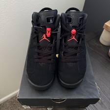 Nike Air Jordan 6 Retro "Black Infrared GS 384665-060 Size 5.5 Y jordans