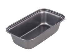 Mini Loaf Pan Non Stick 13.5x6.5x3.5cm For Small Breads Cakes Grey