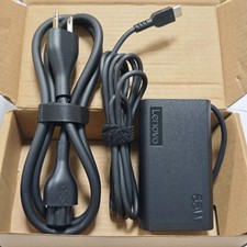 Genuine OEM 65W USB C Adapter Charger For Lenovo ADLX65YSCC3A Slim Round Tip
