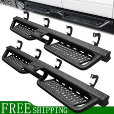 Running Boards For 07-18 Silverado/Sierra 1500 Crew Cab Hefty Main Bar Drop Step