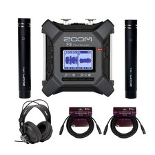 Zoom F3 MultiTrack Handheld Field Recorder 32 Bit Float Technology Bundle
