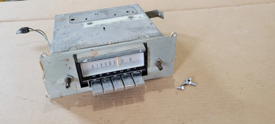 Radio de tablero Mercury Park Lane 1965-66 6 TMM C6MF-17265 FOMOCO Foto 2 de 4
