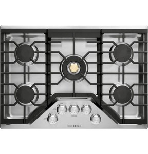Monogram 30" Deep-Recessed Gas Cooktop - ZGU30RSLSS
