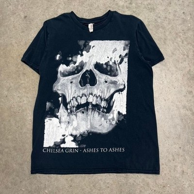 2014 Chelsea Grin T-shirt Ashes To Ashes Tour Emo Band Black Mens Medium