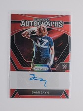 2024 Panini Prizm WWE Sami Zayn Superstar Autographs Red /99