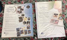 New Creative Memories 8 1/2 X 11 Scrapbook Refill 15 Pages  8 Page Protectors