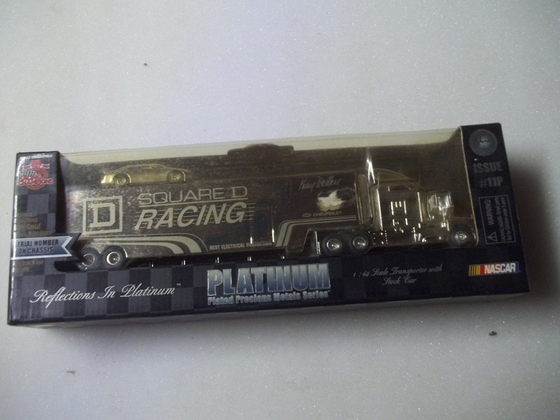 Racing Champions 1:64 Platinum Car Transporter # 55 Square D Racing NASCAR 1999