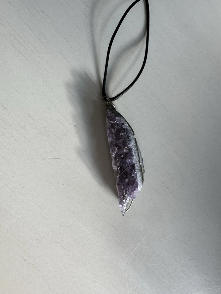 COLLAR CRISTAL AMATISTA Foto 3 de 4