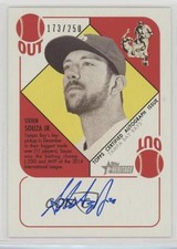 2015 Topps Heritage '51 Auto 173/250 Steven Souza Jr #H51A-SS Auto 2f4