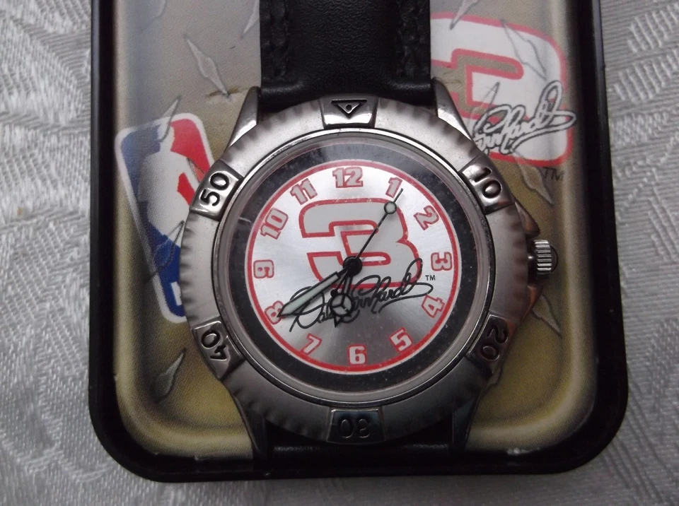 Reloj Pulsera Sports Champion Dale Earnhardt Número 3 Nuevo Antiguo Stock Avon 1998 Foto 2 de 4