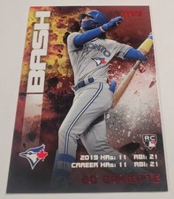 2020 Stadium Club Bash and Burn Red #BAB14 Bo Bichette RC Toronto Blue Jays