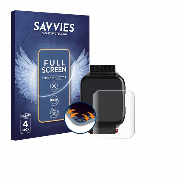 4X Full-Screen Schutz Folie FüR Garmin Venu X1 3D Curved Edge Display-image