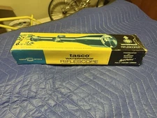 TASCO SUPER MARKSMAN 4-12X40 VINTAGE AO RIFLE SCOPE IN ORIGINAL BOX