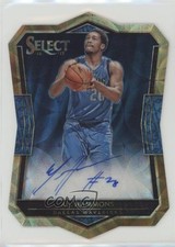 2016-17 Panini Select Die-Cut Rookie Auto Scope 8/49 AJ Hammons #32 Auto 0c2