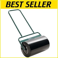 Push and Tow Behind Yard Roller with 10 Gal Capacity for Effective Lawn Care