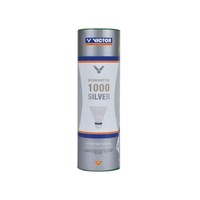 Victor Nylon Federball Shuttle 1000 6Er Dose Weiß Blau Badminton BäLle