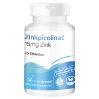 Zinkpicolinat 15 Mg - 90 Tabletten- Vegan | Vitamintrend