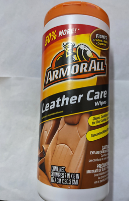 #ad 6 PACK Armor All Leather Care Wipes Automotive Protector 30 count each $34.99
