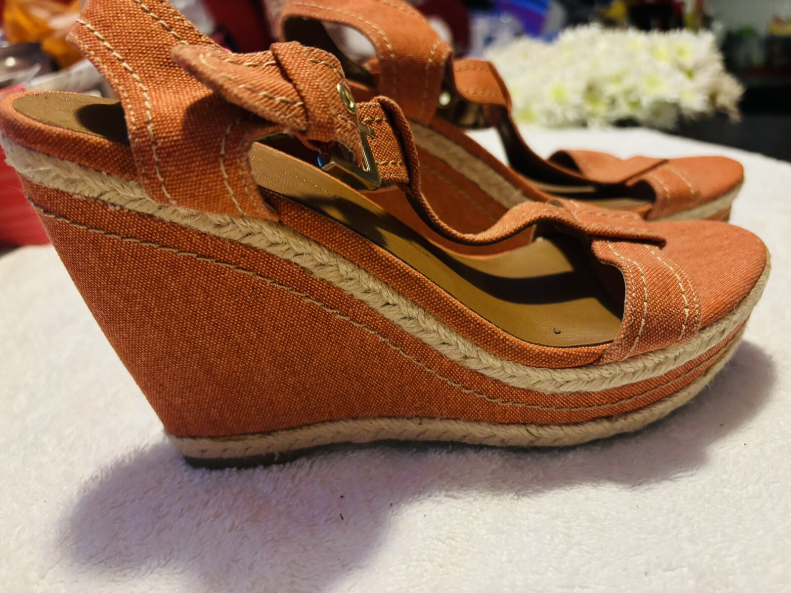 FRANCO SARTO Stylish 4-Inch Wedges Size 7 M Brand New-image