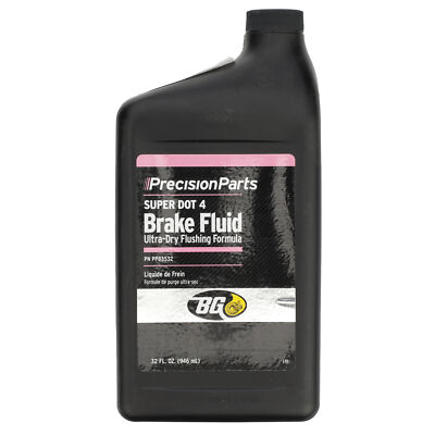 Genuine Precision Parts 32oz BG Super DOT 4 Brake Fluid Part Number PP83532