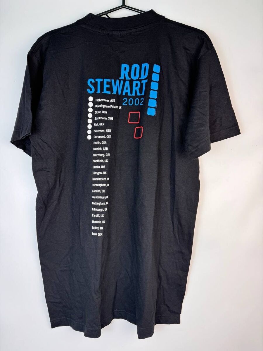 Vintage Y2K Rod Stewart 2002 Tour Band Tee Medium Rare | eBay Vintage Y2K Rod Stewart 2002 Tour Band Tee Medium Rare | eBay